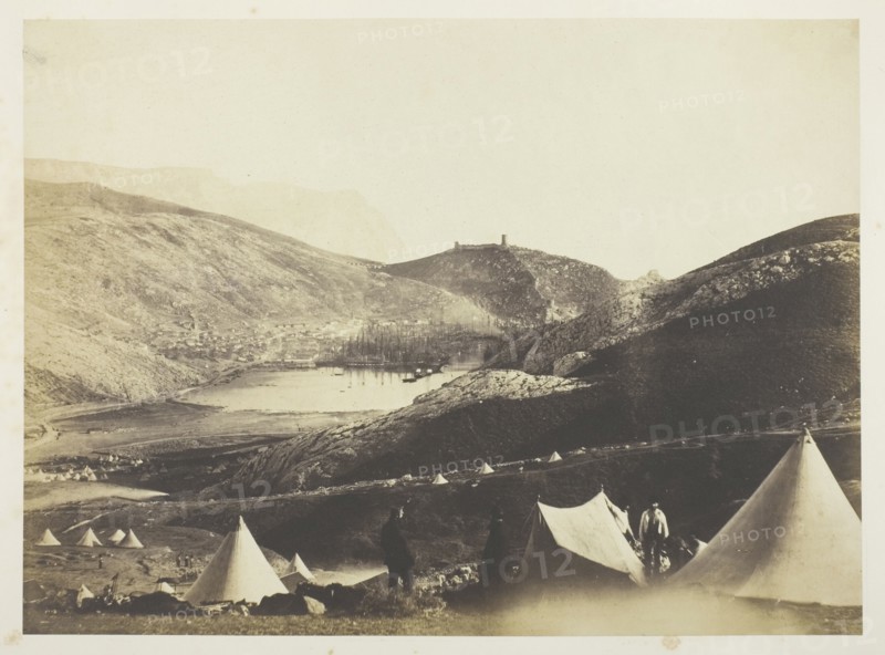 Balaklava, from Guard's Hill, 1855. Creator: Roger Fenton.