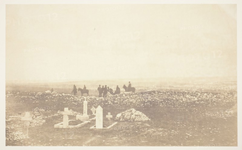 Cemetery, Cathcart's Hill, 1855. Creator: Roger Fenton.