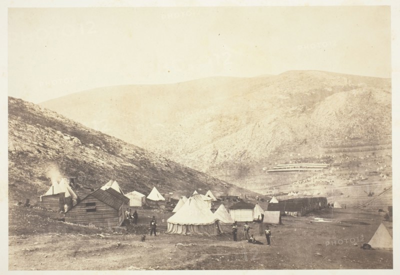 Encampment of the 71st Regiment, 1855. Creator: Roger Fenton.