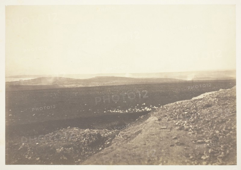 The Mamelon and Malakoff, from the Mortar Battery, 1855. Creator: Roger Fenton.