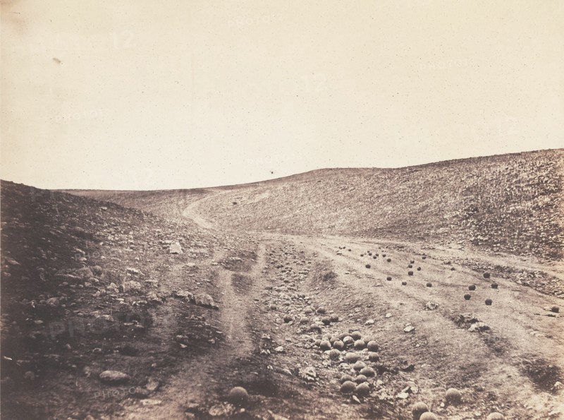 The Valley of the Shadow of Death, 1855. Creator: Roger Fenton.