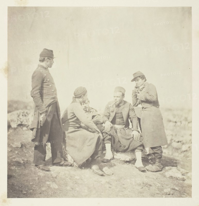 Zouaves, 1855. Creator: Roger Fenton.