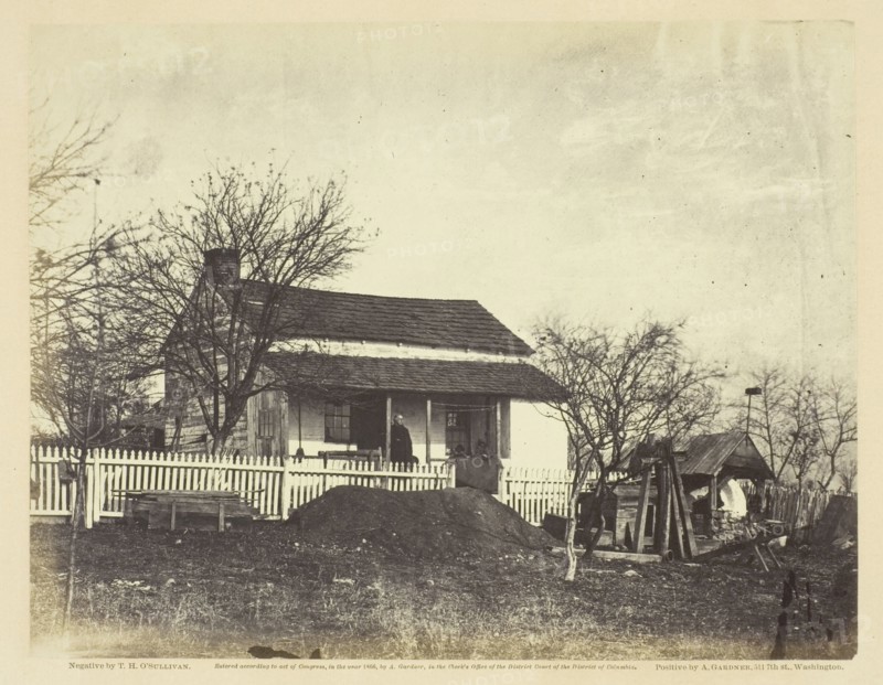 Head-Quarters Major General George G. Meade, July 1863. Creator: Alexander Gardner.