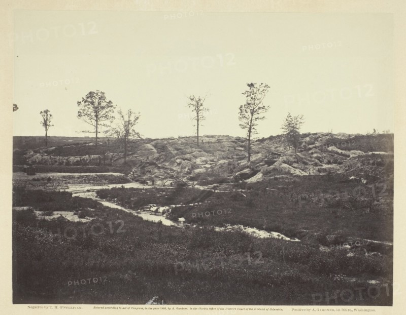 Interior View of the Confederate Line, May 1865. Creator: Alexander Gardner.