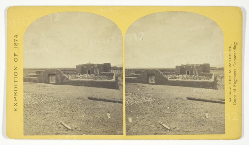 Roman Catholic Church, Plaza of Guadaloupe, Guadaloupe Co., Colorado. Built not many years..., 1874. Creator: Tim O'Sullivan.