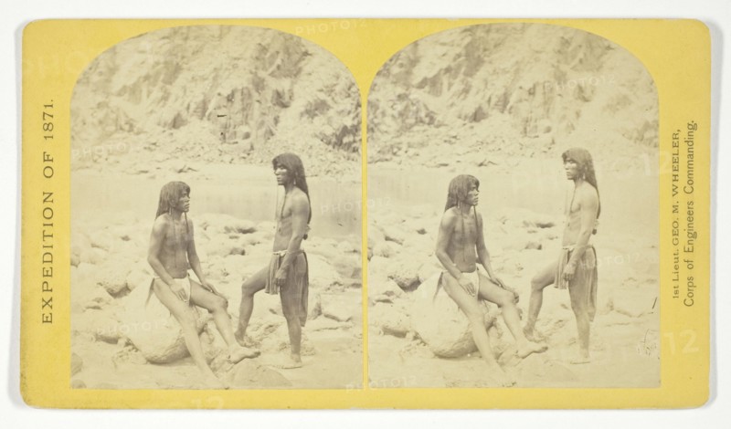 Types of Mojave Indians. This tribe inhabits the region of the lower Colorado, or western..., 1871. Creator: Tim O'Sullivan.