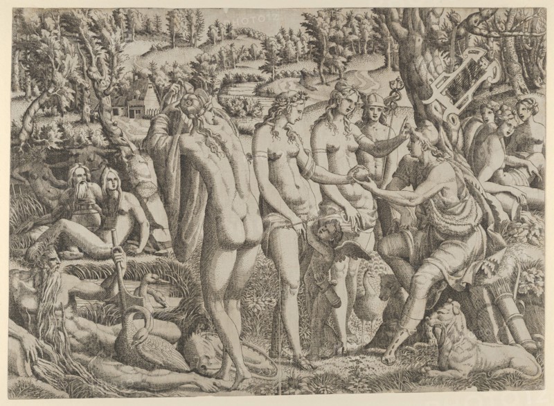 The Judgment of Paris, 1535-55. Creator: Jean Mignon.