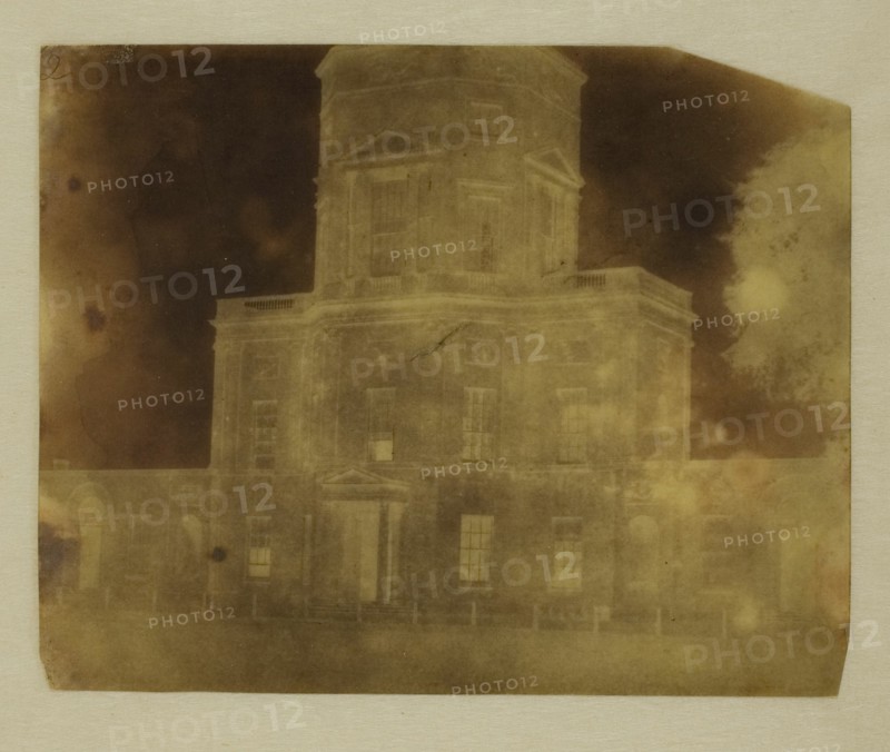 Base of Radcliffe Library, Oxford, July 29, 1842. Creator: William Henry Fox Talbot.