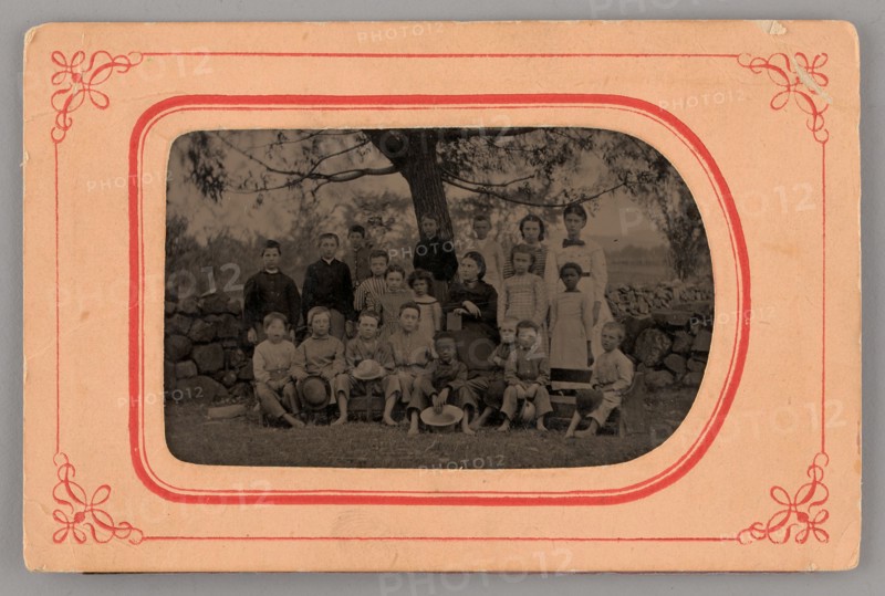 Untitled (Group Portrait of Children), 1875. Creator: Unknown.