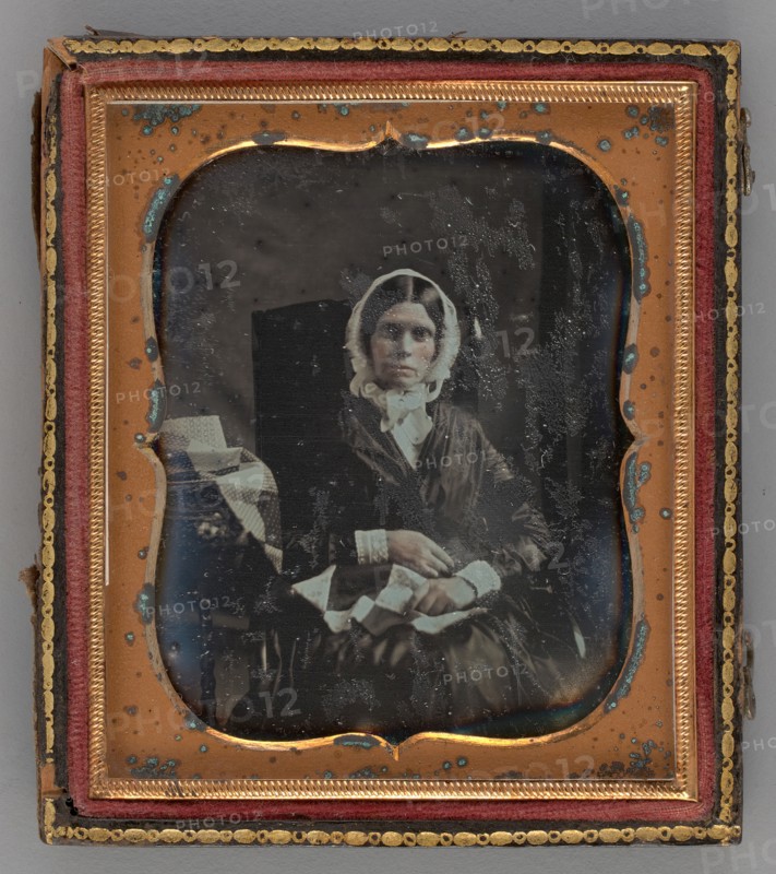 Untitled (Portrait of a Seated Woman), 1854. Creator: Unknown.