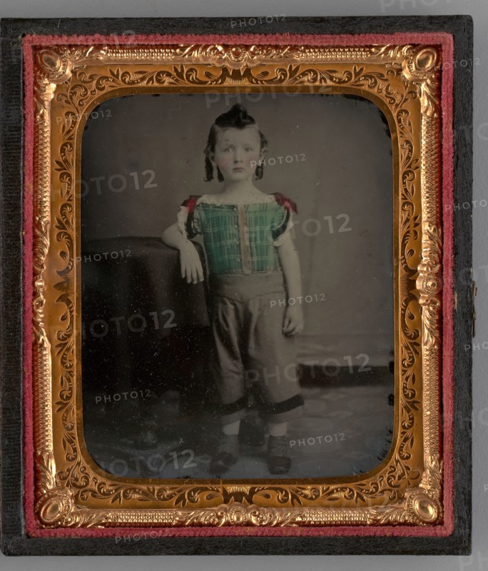 Untitled (Portrait of a Standing Child), 1863. Creator: Unknown.