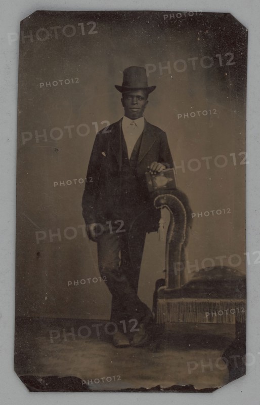 Untitled (Portrait of a Standing Man), 1875. Creator: Unknown.