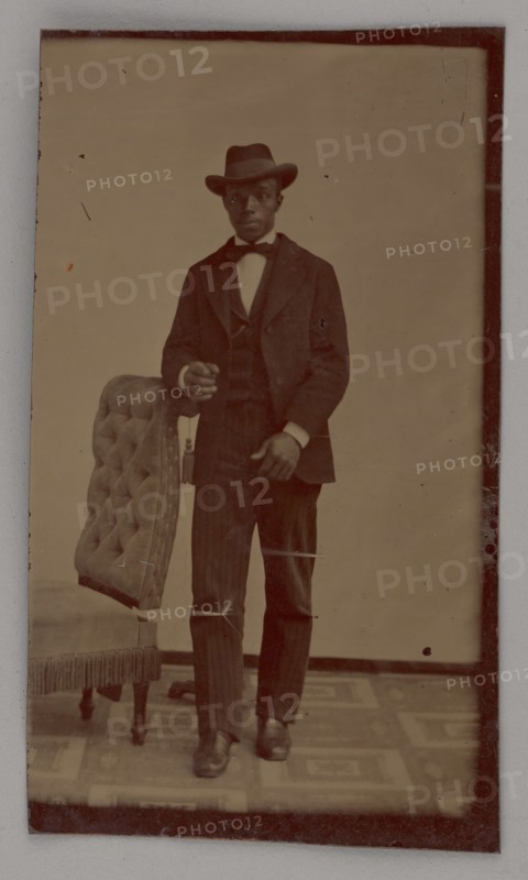 Untitled (Portrait of a Standing Man), 1880. Creator: Unknown.