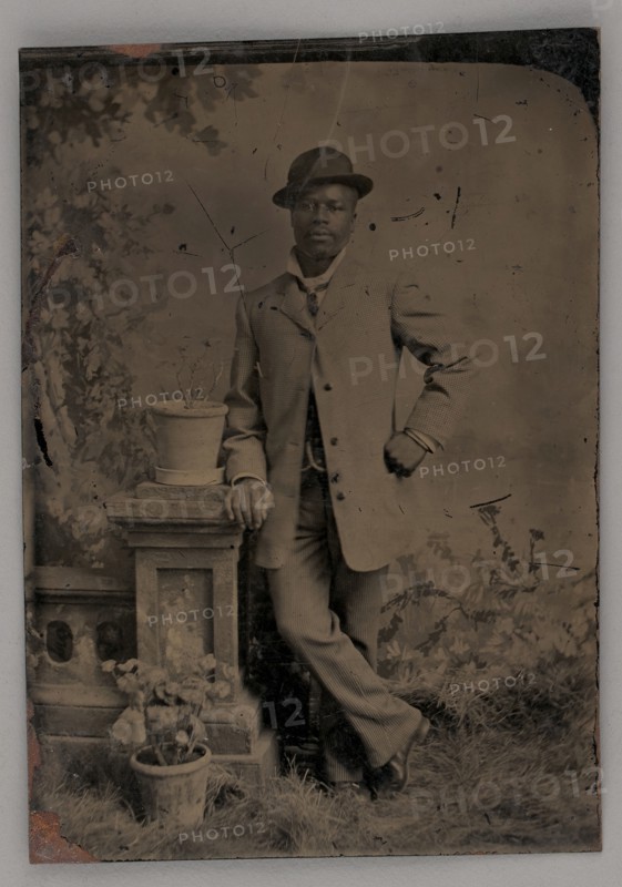 Untitled (Portrait of a Standing Man), 1880. Creator: Unknown.