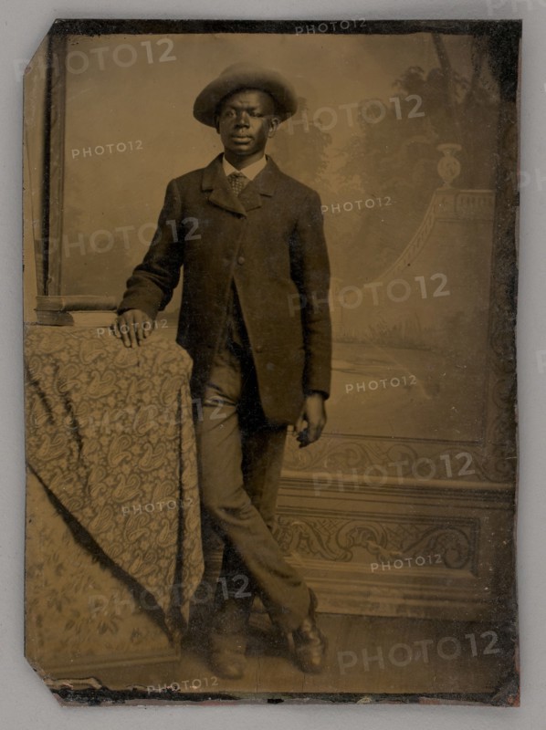 Untitled (Portrait of a Standing Man), 1880. Creator: Unknown.