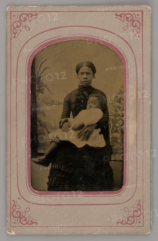 Untitled (Portrait of a Woman Holding a Baby), 1860s. Creator: Unknown.