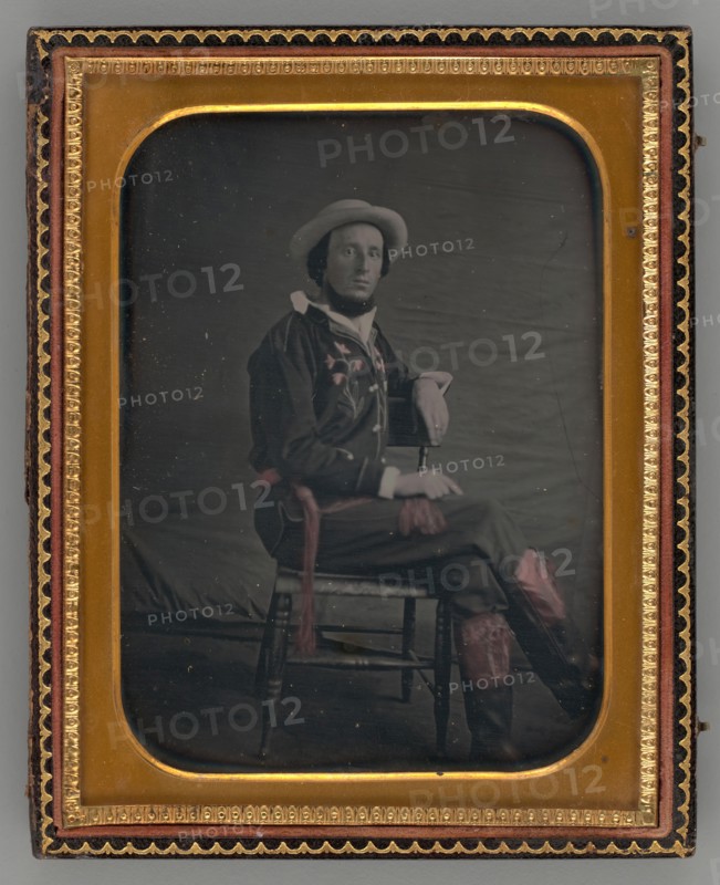 Untitled (Portrait of Seated Man), 1853. Creator: Unknown.