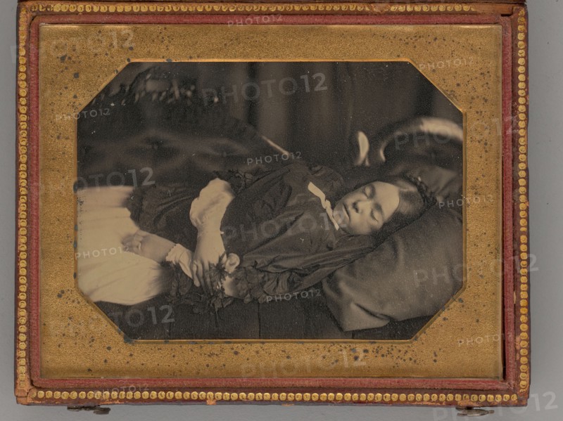 Untitled (Post Mortem Portrait of a Girl), 1855. Creator: Unknown.