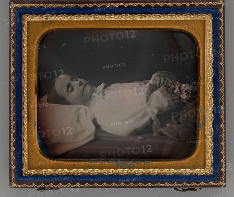 Untitled (Post-Mortem Portrait of a Girl), 1855. Creator: Unknown.