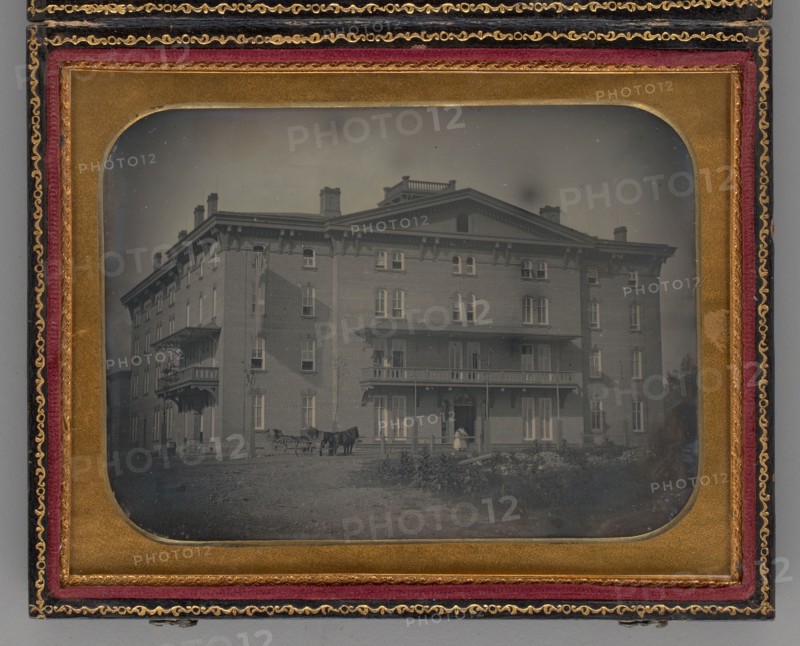 Untitled (Wyoming House Hotel, Scranton, PA), 1852. Creator: Unknown.
