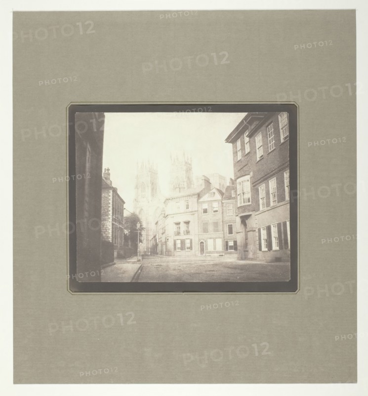 A Scene in York - York Minster from Lop Lane, July 28, 1845. Creator: William Henry Fox Talbot.