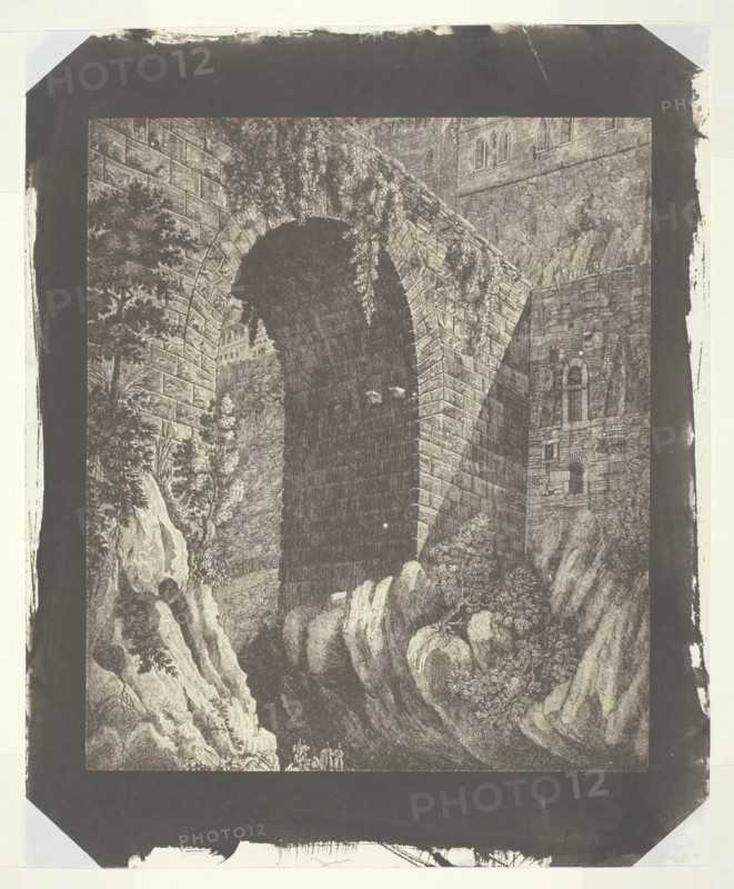 Copy of a Large Italian Print, Reduced in the Camera, c. 1840. Creator: William Henry Fox Talbot.