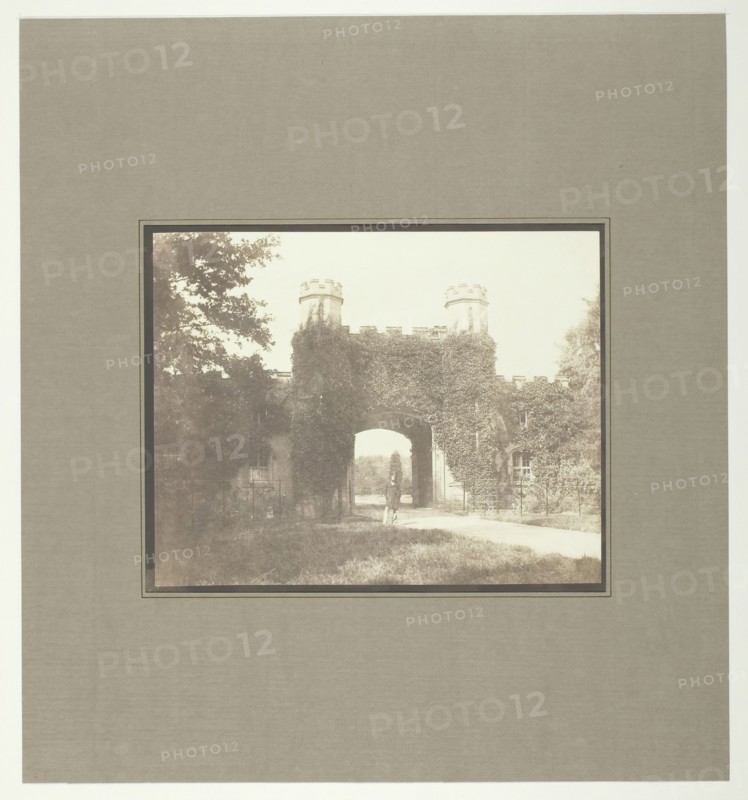 Entrance Lodge, Eaton Hall, Cheshire (Seat of the Marquis of Westminster), c. 1845. Creator: William Henry Fox Talbot.