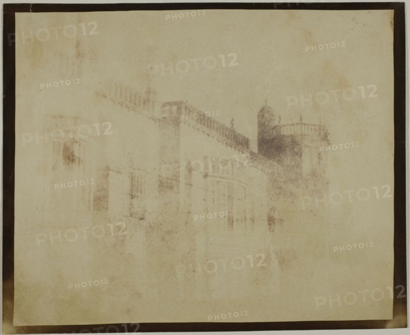 Lacock Abbey, South Front Towards Sharington's Tower, March 17, 1840. Creator: William Henry Fox Talbot.