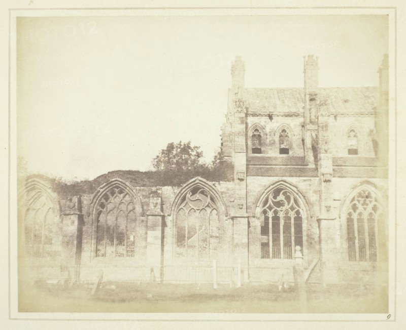 Melrose Abbey, 1844. Creator: William Henry Fox Talbot.