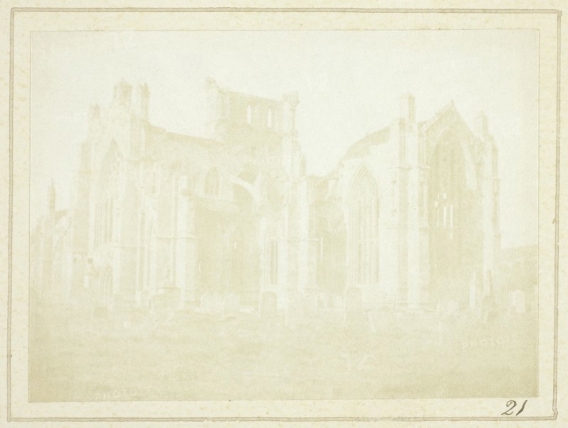 Melrose Abbey, 1844. Creator: William Henry Fox Talbot.