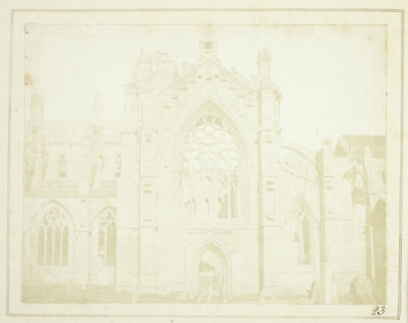 Melrose Abbey, 1844. Creator: William Henry Fox Talbot.