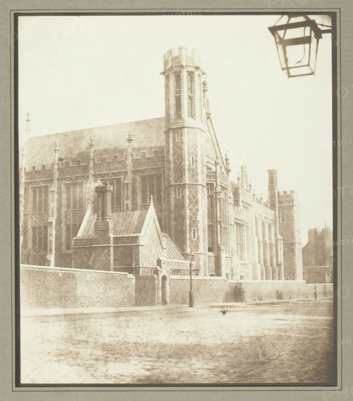 New Hall of Lincoln's Inn, London, c. 1841/46. Creator: William Henry Fox Talbot.