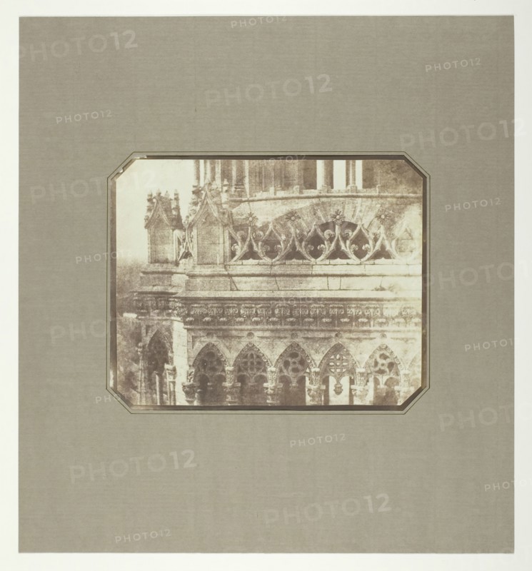 One of the Towers of Orleans Cathedral, as Seen from the Opposite Tower, June 21, 1843. Creator: William Henry Fox Talbot.
