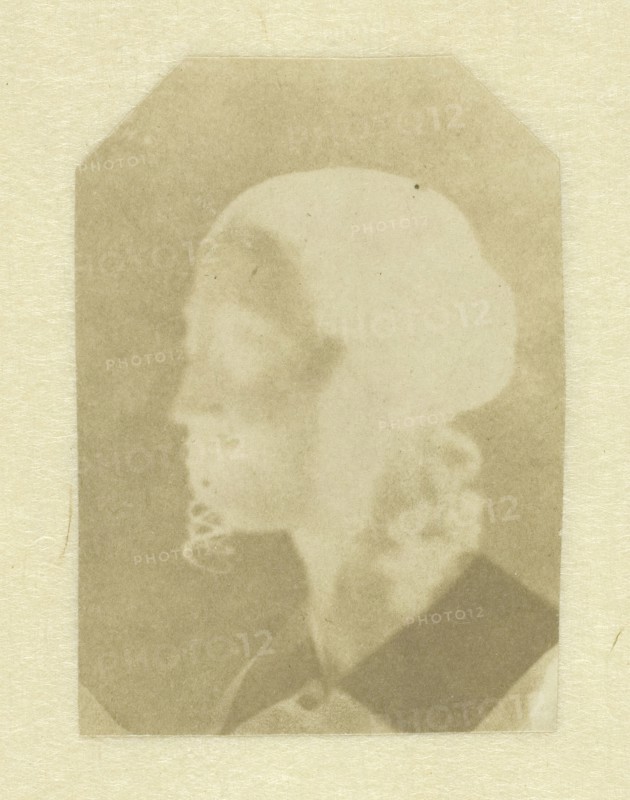 Portrait of Talbot's Wife (Constance) or Half-Sister (Caroline or Horatia), c. 1842. Creator: William Henry Fox Talbot.
