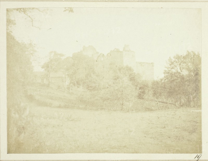 The same scene from the other side, The Castle of Doune, 1844. Creator: William Henry Fox Talbot.
