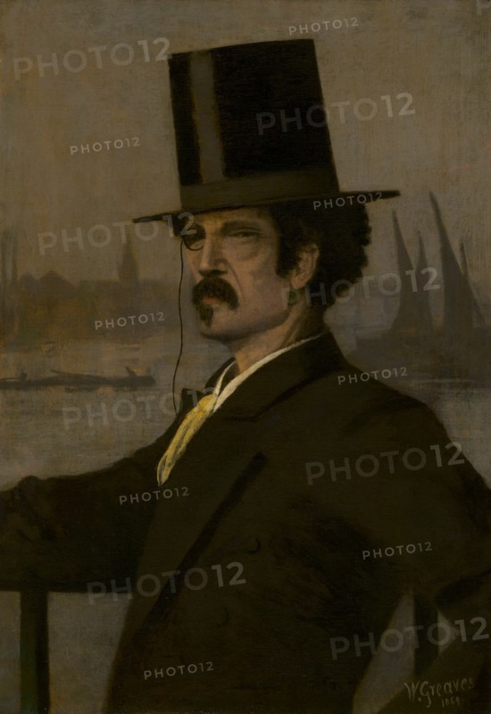 James McNeill Whistler, 1869. Creator: Walter Greaves.