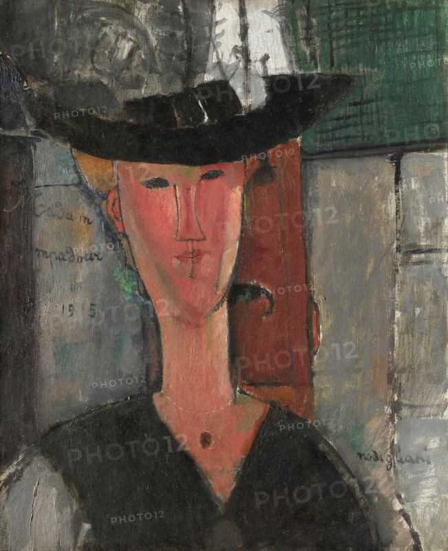 Madam Pompadour, 1915. Creator: Amadeo Modigliani.