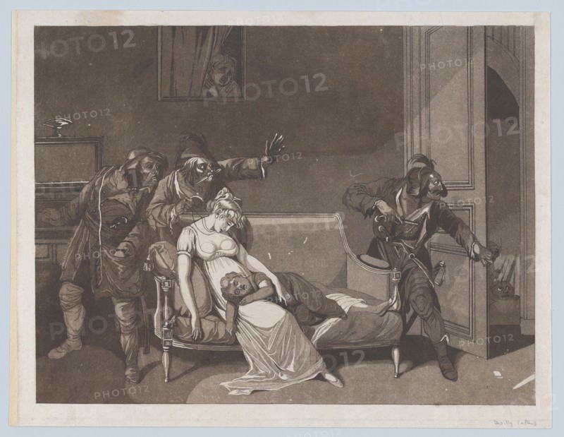 First Scene of Thieves, ca. 1805. Creator: Gror.