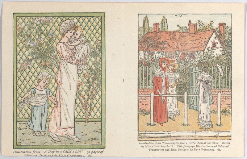 Valentine, 1882. Creator: Catherine Greenaway.