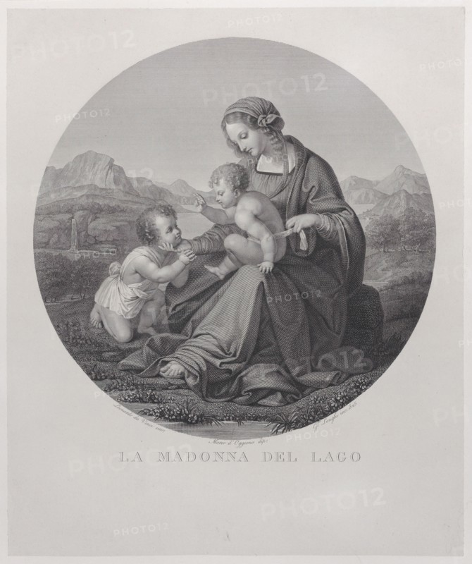 Virgin and Child with the infant Saint John the Baptist..., 1825. Creator: Giuseppe Longhi.