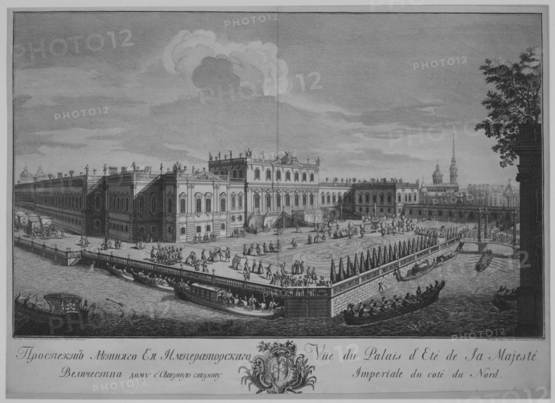View of the Summer Palace, 18th century. Creator: Giuseppe Valeriani.