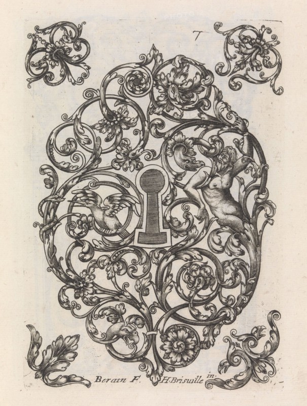 Diverses Pieces de Serruriers, page 8 (recto), ca. 1663. Creator: Jean Berain.