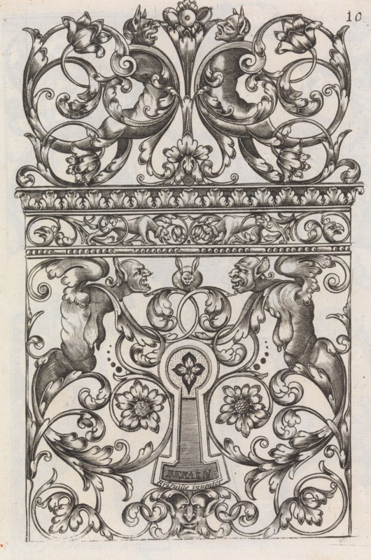 Diverses Pieces de Serruriers, page 11 (recto), ca. 1663. Creator: Jean Berain.