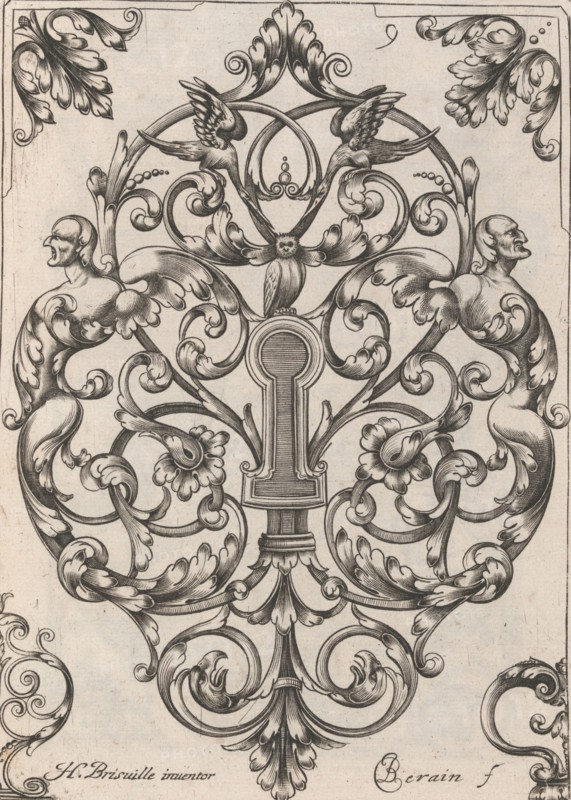 Diverses Pieces de Serruriers, page 10 (recto), ca. 1663. Creator: Jean Berain.