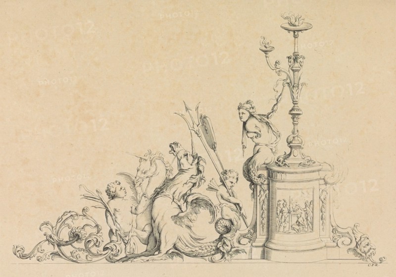 Desseins Arabesques a Plusieurs Usages Inventés par J.B. Toro, 1716., 1716. Creator: Jean Bernard Toro.