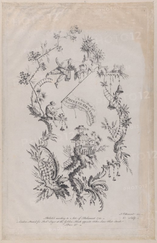 A New Book of Chinese Ornaments. Invented & Engraved by J. Pillement, 1755., Creator: Jean-Baptiste Pillement.