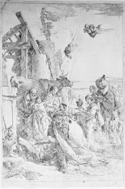 Adoration of the Magi, ca. 1753 (?). Creator: Giovanni Battista Tiepolo.