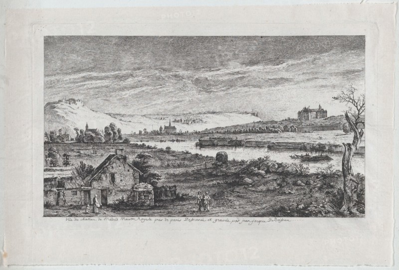 View of the Madrid Castle, near Paris, 1764. Creator: Jean-Jacques de Boissieu.