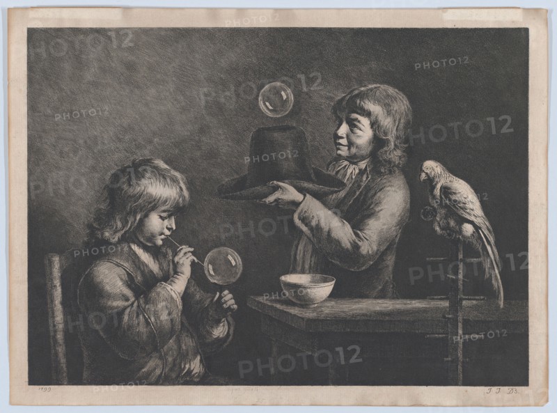 Soap Bubbles, 1799.   Creator: Jean-Jacques de Boissieu.