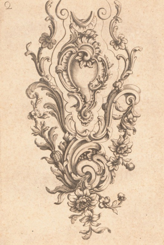 Nouveaux Ornemans D'Arquebuseries, ca. 1750-55. Creator: Gilles Demarteau.